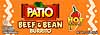 Hot Beef & Bean Burrito With Red Chili